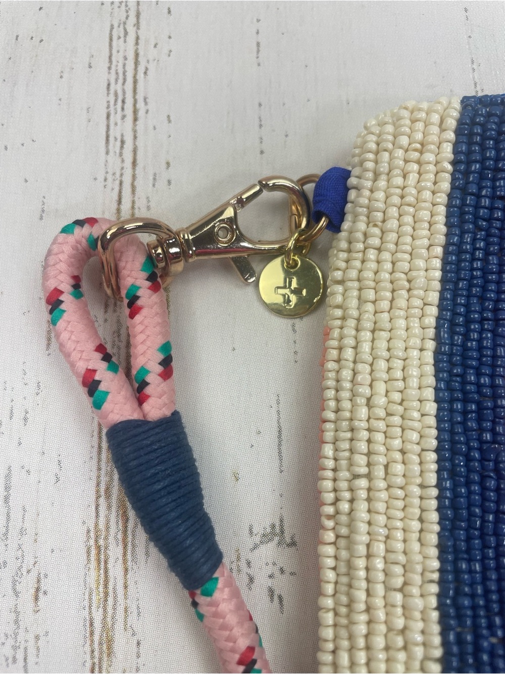 Ink + Alloy Leila Boot Seed Bead Clutch with Strap - Picture 11 of 15